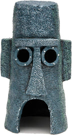 Penn-Plax Spongebob Squarepants Officially Licensed 3-Piece Aquarium Ornament Bundle – Spongebob’s Pineapple House, Squidward’s Easter Island Home, and The Krusty Krab