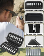 RAIACE CO2 Cartridges Storage Case Compatible with Crosman 丨Umarexss丨Leland 12-Gram 8-Gram Powerlet Cartridges. (for Sale is case only, CO2 Cartridges are not Included.)