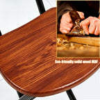 Modern Kitchen Barstools, Stacking Chairs, Video Game Chairs, Folding Stools, for Wedding, Banquets, Celebrations, Dinning, Office(Brown Woodgrain)