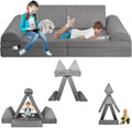 Modular Kids Sofa,Couch for Toddler and Baby Playroom/Bedroom,Perfect Toddler & Baby Couch for Play & Lounging,Ideal for Boys & Girls.Large