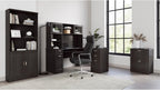 Realspace® Magellan 58"W Hutch For Corner Or L-Shaped Computer Desks, Espresso