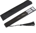 Bamboo Folding Fan, Portable Hand Held Japanese Style Fan with Natural Material, for Cooling Dancing Wedding Party Stage Performance Gift