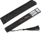 Bamboo Folding Fan, Portable Hand Held Japanese Style Fan with Natural Material, for Cooling Dancing Wedding Party Stage Performance Gift