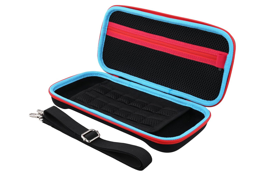 co2CREA Carrying Case for Nintendo Switch 2 (2025), Hard EVA Travel Bag Fits Nintendo Switch 2 Console, Holds 12 Game Cartridges, Organizer for Joy-Con and Accessories – Black