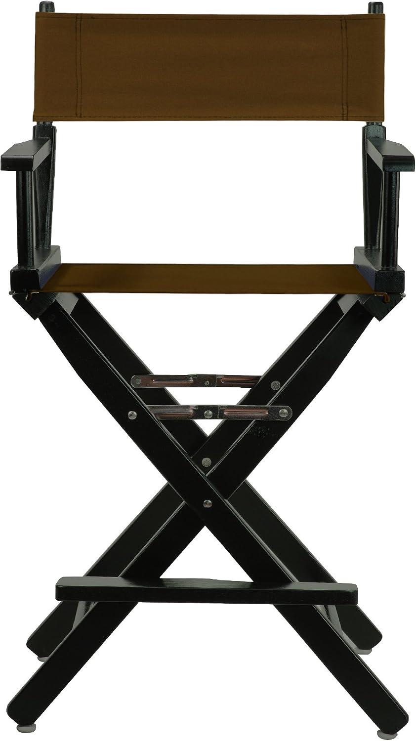Casual Home 220-02/021-45 Director Chair 24" - Counter Height BlackFrame/Brown Canvas