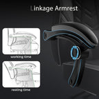 POWERSTONE Gaming Chair Video Game Chair with Footrest and Lumbar Support Racing Style PU Leather Computer Chair Ergonomic Adjustable Swivel Task Chair Gray