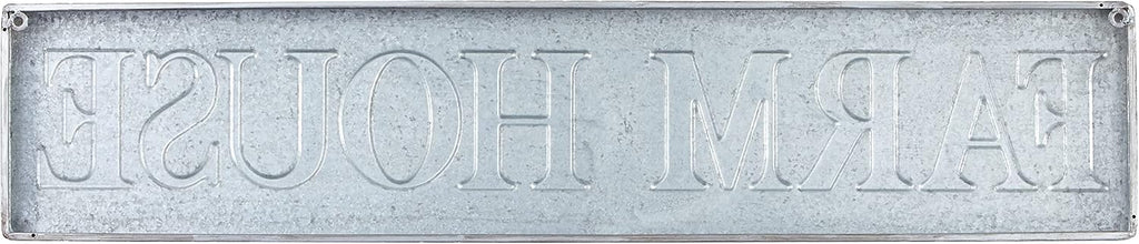Deco 79 64335 Wall Sign, Bronze/White