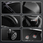 POWERSTONE Gaming Chair Video Game Chair with Footrest and Lumbar Support Racing Style PU Leather Computer Chair Ergonomic Adjustable Swivel Task Chair Gray