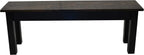 Dark Walnut and Black Bench (24)