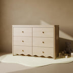 Storkcraft Casablanca 6 Drawer Dresser, Driftwood | GREENGUARD Gold Certified, Wood Dresser for Bedroom, Kids & Nursery Storage Chest, Safety Interlocking Drawers, Kids Bedroom