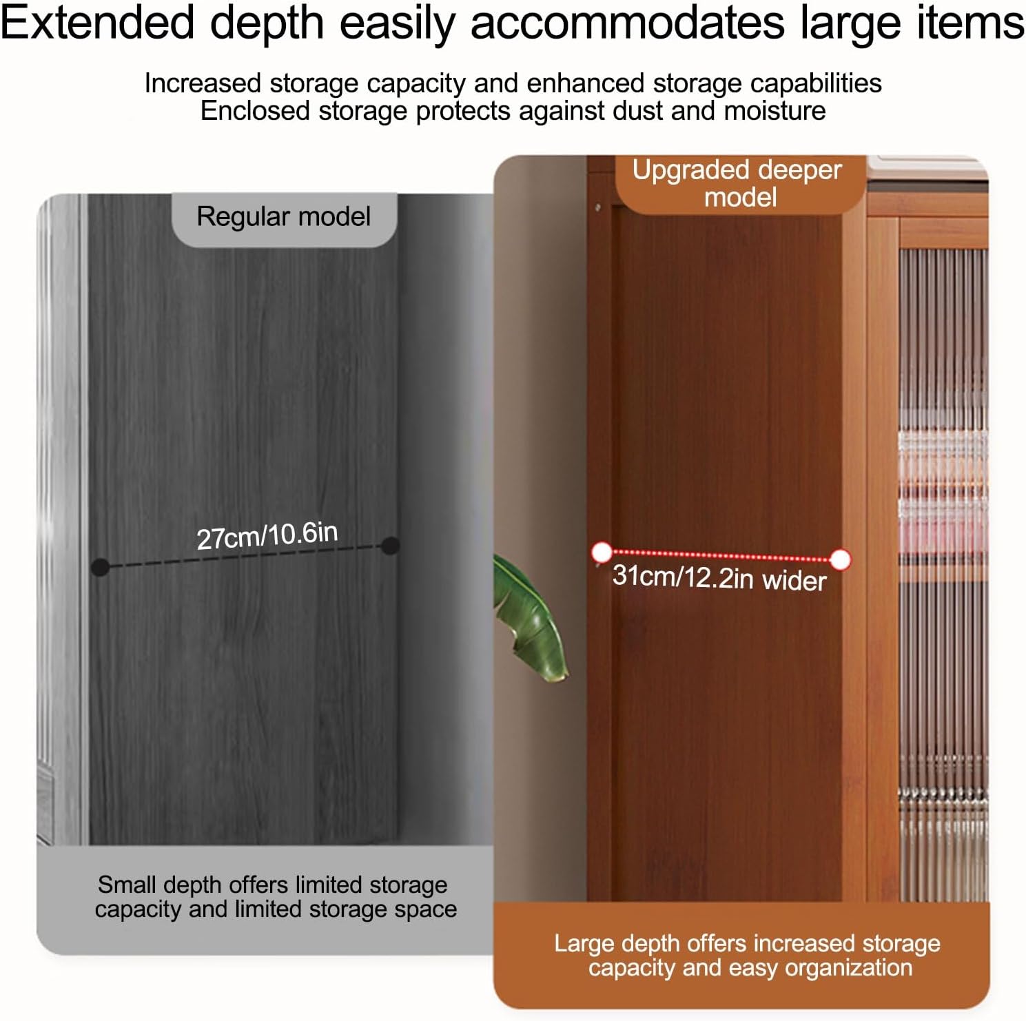 Narrow Kitchen Pantry Storage Cabinet, Sliding Racks with Door, Kitchen Pantry Cabinet with Doors and Drawers, Cupboard for Dining Room Living Room Furniture