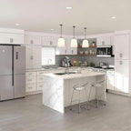 White Shaker Kitchen Base Cabinet 24 Inch, RTA B24 Cabinet with 1 Drawer, 2 Soft-Close Doors & Adjustable Shelf, Plywood Box, Ready to Assemble, 24" W x 24" D x 34.5" H