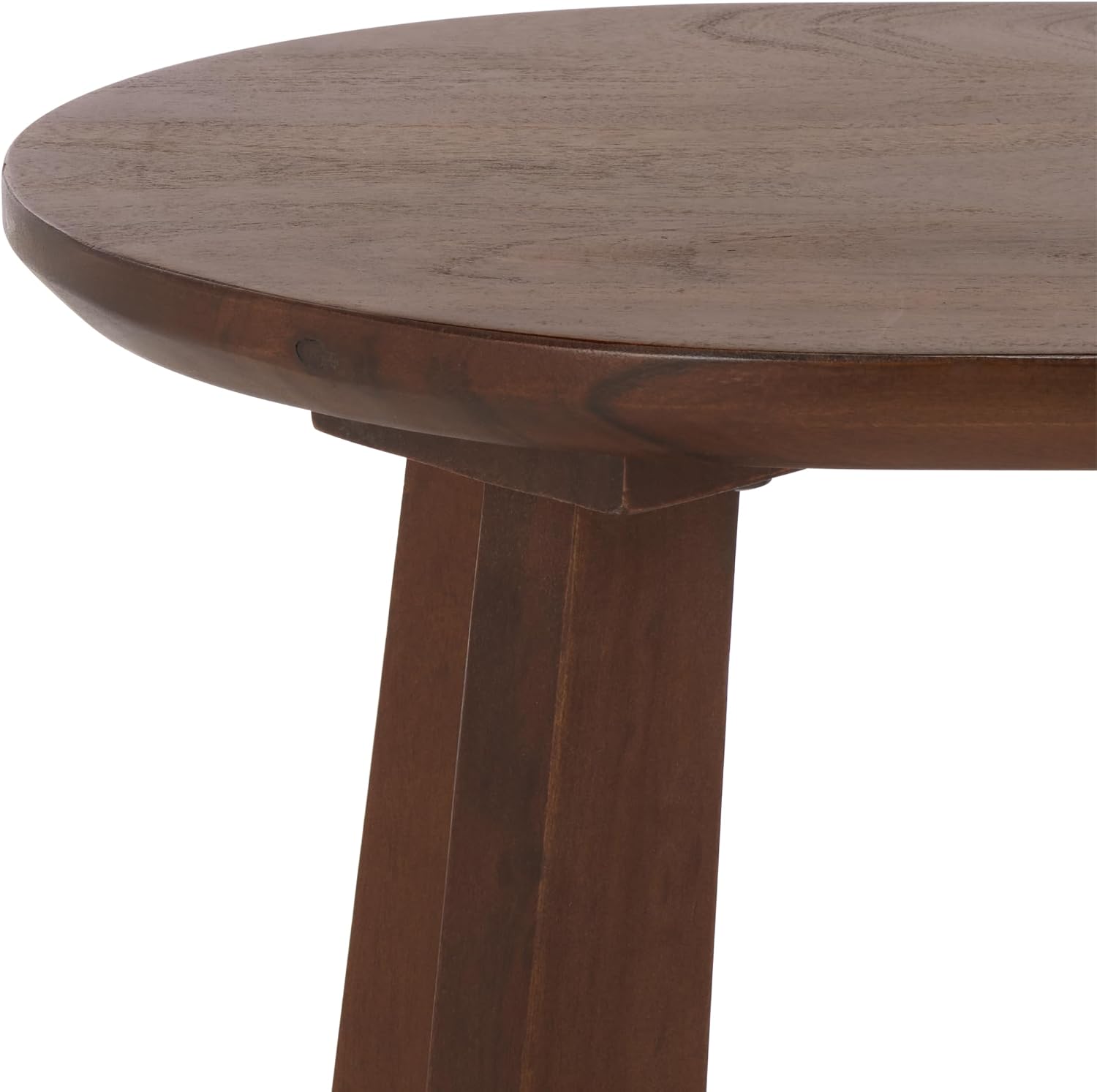 SAFAVIEH Home Collection – Zoro Round Wooden Stool, Brown Acacia Wood Accent Stool, Versatile Seating or Side Table for Living Room, Bedroom & Entryway (STL3700A)