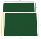 Sunbrella Directors Chair Replacement Cover (Flat Stick) (Forest Green)