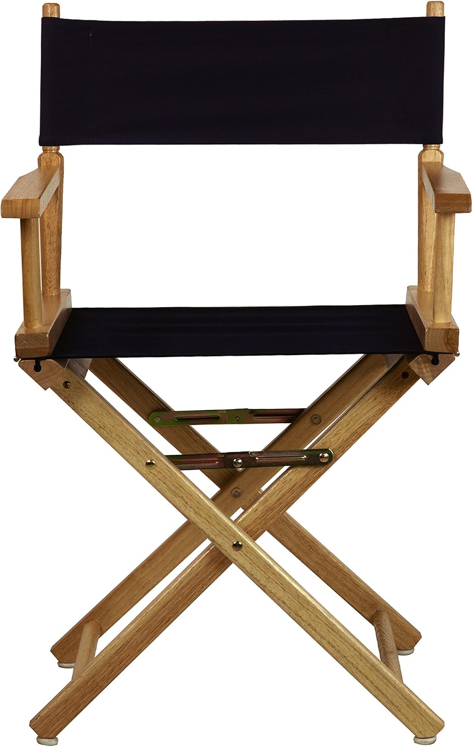 Casual Home 18" Director's Chair Natural Frame with Navy Canvas