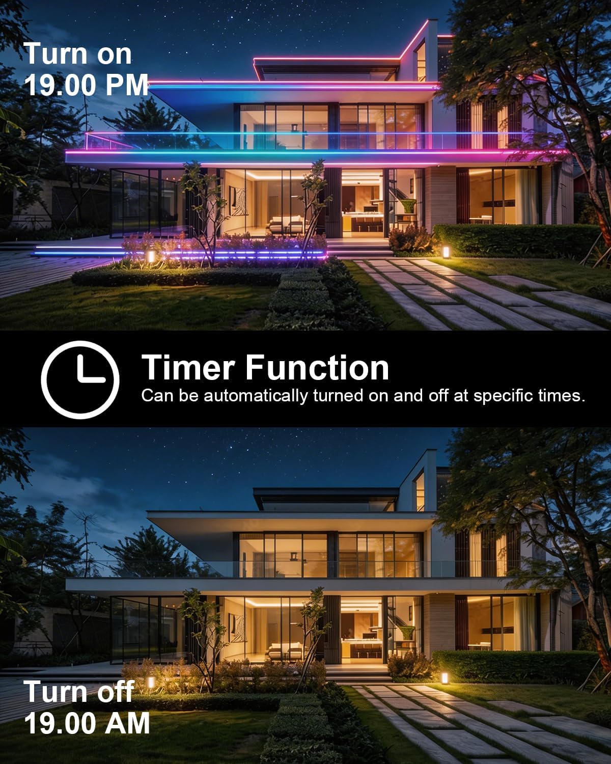 40ft COB LED Strip Lights Outdoor, COB Strips RGB Smart IC IP67 Waterproof Dimmable ,Color Flowing Tape Light with App Control & Music Sync, Dotless LED Light for Outdoor,Patio,Garden,Party Deco