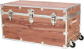 Rhino Trunk & Case Knotty Cedar Chest – XXL Storage Box, Coffee Table, End of Bed Trunk or Entryway Storage Bench – 36"x18"x18" USA-Made, Furniture Grade, Heirloom Aesthetic – Strong and Secure