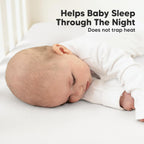 KeaBabies 2-Pack Organic Crib Sheets for Boys, Girls - 52x28 Fitted Crib Mattress Sheet Neutral, Breathable Jersey Cotton Cover for Baby Bed, Toddler Mattress, Soft & Cute Prints (Soft White)
