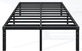 Hafenpo 14 Inch Queen Bed Frame - Sturdy Metal Platform Queen Size, No Box Spring Needed, Heavy Duty, Easy Assembly, Strong Bearing Capacity, Under Bed Storage, Black