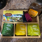 XIMISISE Tea Bag Holder, Tea Bag Storage Organizer, Tea Candy Basket, Sugar Packet Organizer, Coffee Station Condiment Organizer