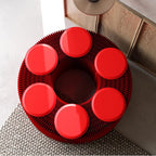 Folding Paper Stool Sofa Chair, Folding Paper Stool for Office,Reception Room,Living Room and Shopping Mall (Brown,Three seats-17.3in)