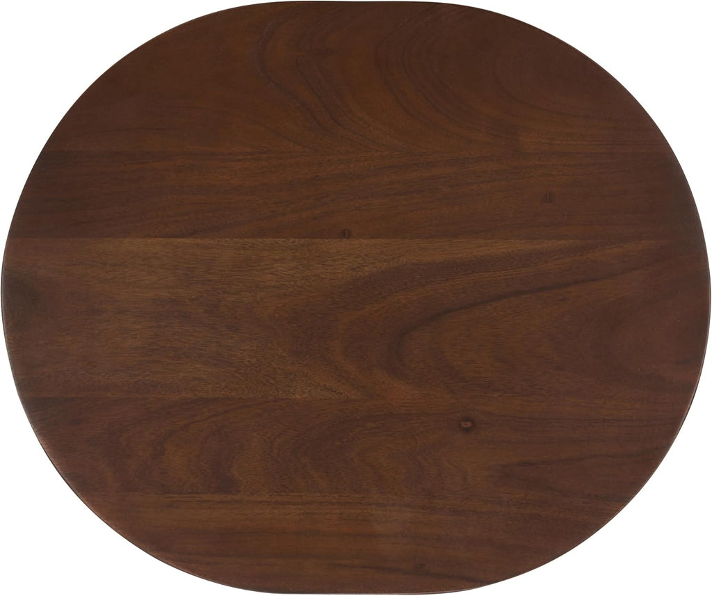 SAFAVIEH Home Collection – Zoro Round Wooden Stool, Brown Acacia Wood Accent Stool, Versatile Seating or Side Table for Living Room, Bedroom & Entryway (STL3700A)