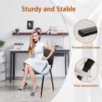 CLATINA Stackable Armless Guest Chairs, PU Leather Thick Cushion Waiting Room Chairs, Heavy Duty Metal Frame No Wheels Stackable Office Reception Chair for Lobby Conference Room School Black，10 Pack
