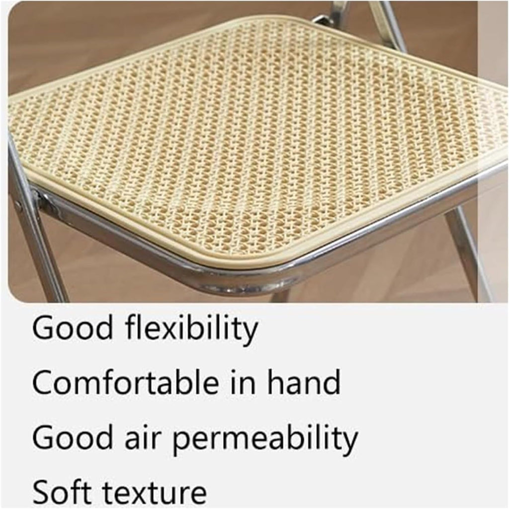 2 Pack Black Folding Chair Indoor Outdoor Portable Stackable Seat with Steel Frame for Office Wedding Picnic Kitchen Dining(Capacity 200 pounds)