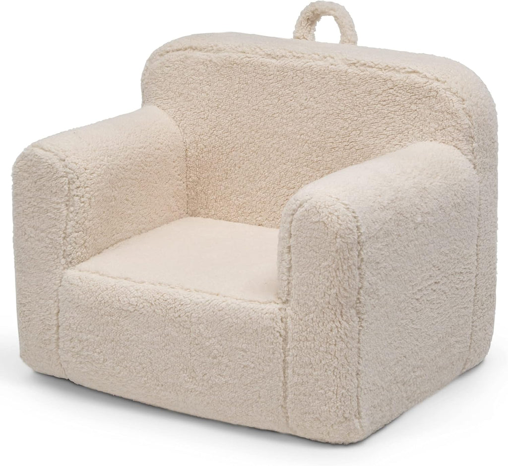 Delta Children Cozee Sherpa Chair, Cream