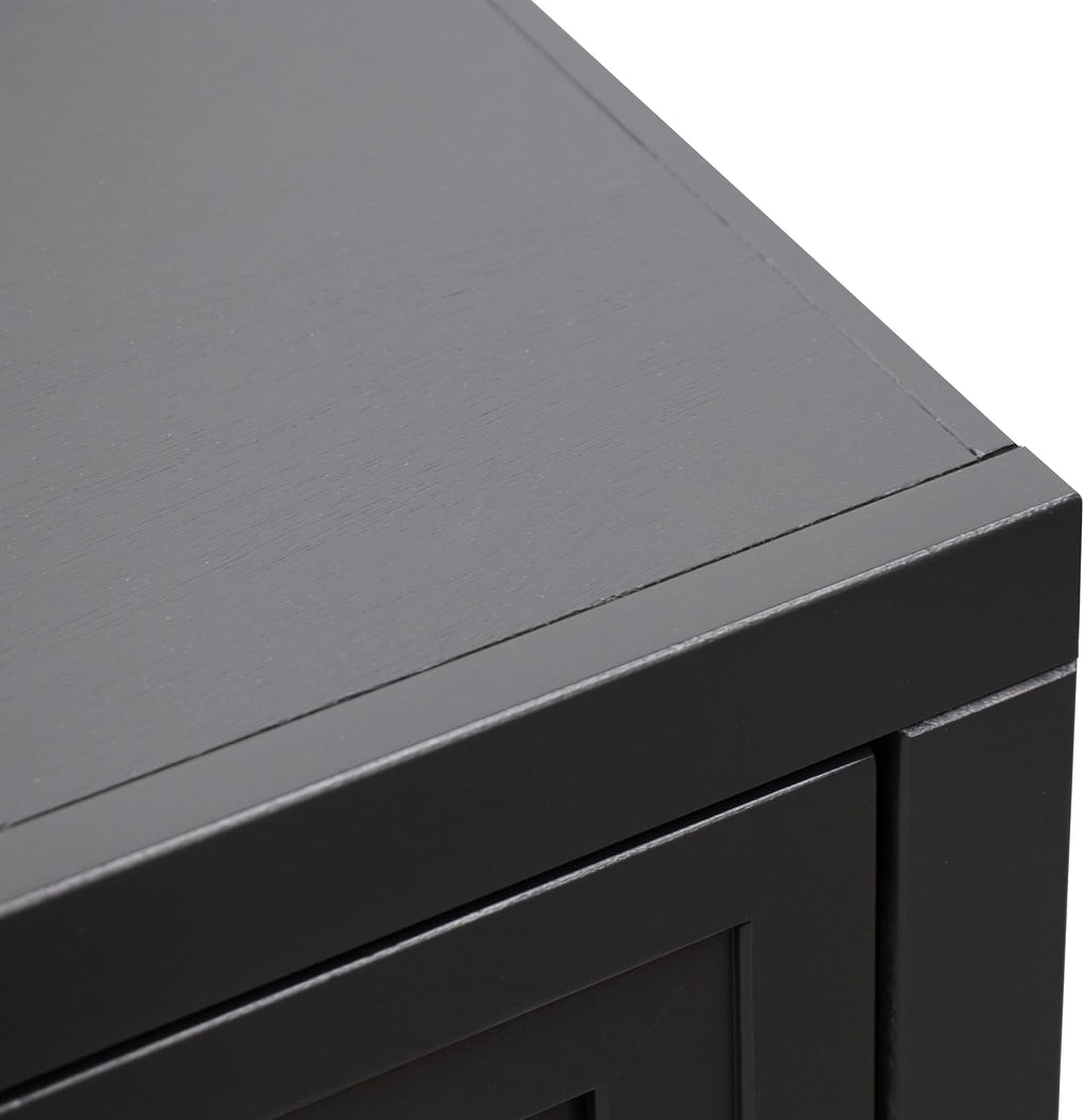 Bridgevine Home Nora Farmhouse Side Table with Drawer & Shelf, 22" End Table, Fully Assembled Storage Accent Table