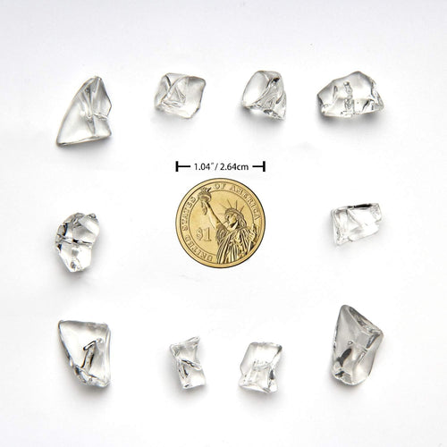1000Pcs Vase Fillers, Crystal Beads Stones Crafts Small Clear Fake Ice Cubes Acrylic Rock Diamond Stones Clear Rocks Crystals Acrylic for Christmas Decor Home Wedding Birthday Decoration Arts & Crafts