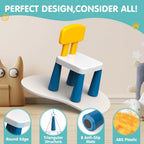 OCATO Plastic Toddler Chairs: 2 Pcs Kids Chairs for Table Step Stool Lightweight Indoor or Outdoor School Camping Playroom Nursery Beach Activity Small Chair for Kids Boys Girls Birthday Gifts Age 3