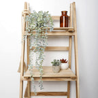 COCOBOO 1pcs Artificial Hanging Plants, Fake Potted Eucalyptus Faux Hanging Plant for Wall Room Home Indoor Outdoor Shelf Decor