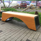 Patio Benches for Outdoors Fiberglass Park ChairOutdoor Public BenchesSimple Customized SeatsForeign TradeLeisure Chair Garden Benches for Outdoors