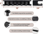 Adoreal Solid ABS Standard A15 Magazines Rack Wall Mount with Storage Shelf, Mag Holder Wall Mount, Wall Magazines Display Fit Gen 1 P- MAG