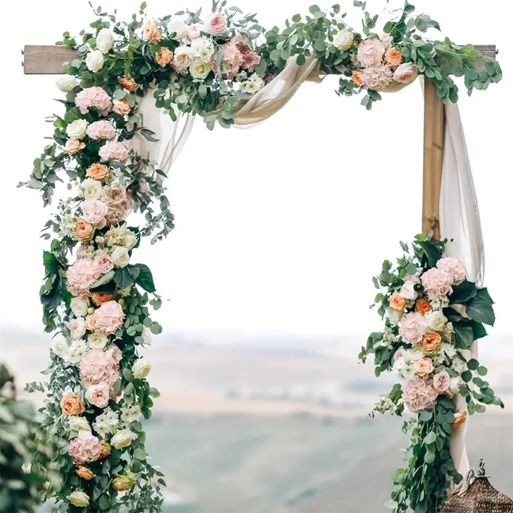 24PCS Light Pink Artificial Hydrangea Flowers with Stems, Silk Faux Hydrangea Heads for Baby Girl Shower & Nursery Decor