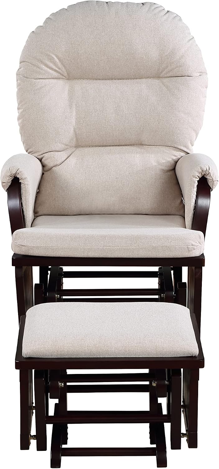 Suite Bebe Madison Glider & Ottoman, Espresso/Latte