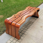Patio Benches for Outdoors Creative and Simple Outdoor Bench Garden Viewing Seat Shopping Mall Rest Suitable for Indoor and Garden Benches for Outdoors