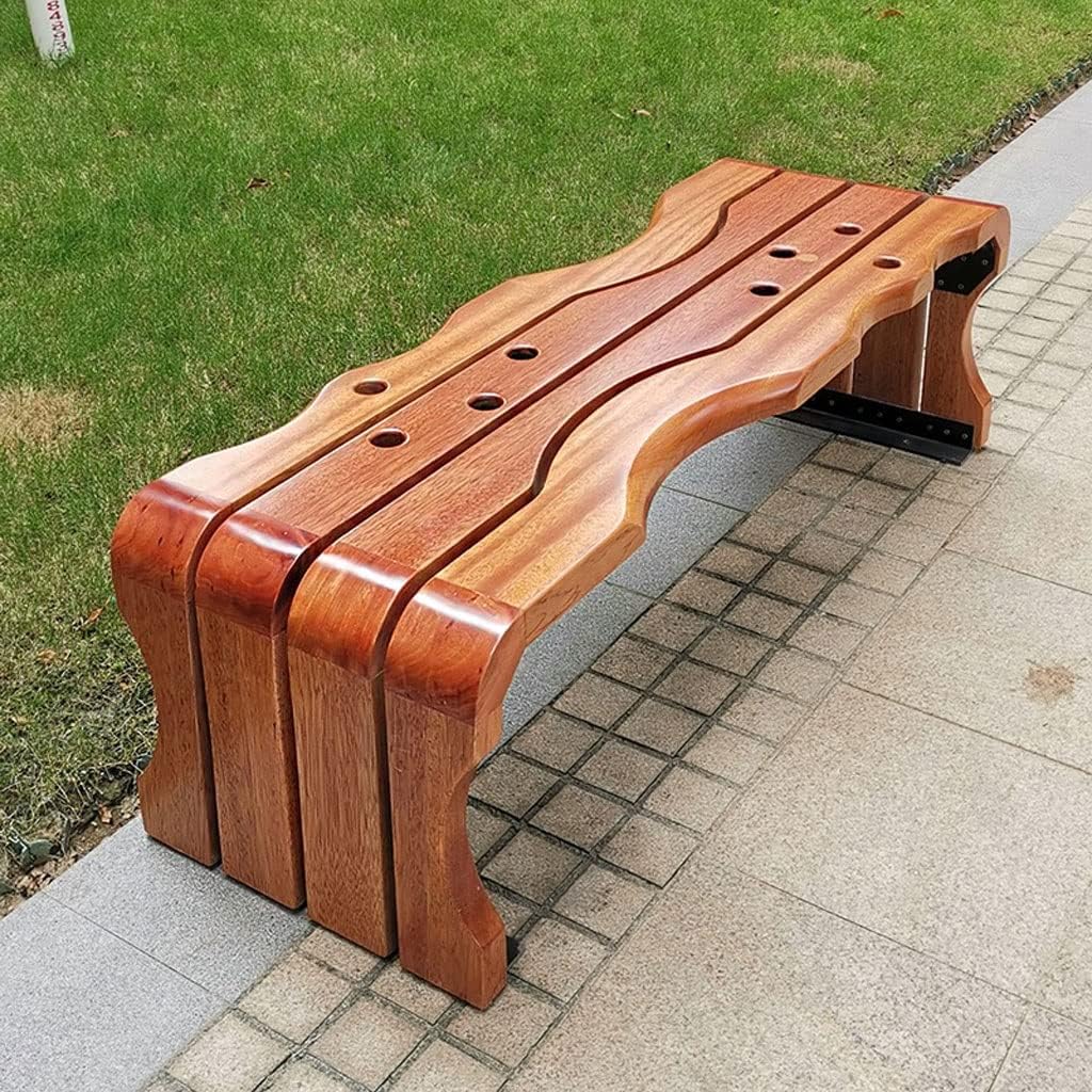 Patio Benches for Outdoors Creative and Simple Outdoor Bench Garden Viewing Seat Shopping Mall Rest Suitable for Indoor and Garden Benches for Outdoors