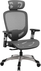 STAPLES Ergonomic Task Chair, Mesh, Ergonomic, Lumbar Support, Swivel, Gray