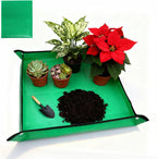 26" x 26" Repotting Mat for Indoor Plants - Waterproof Plant Potting Tray, Portable Gardening Mat for Succulents Soil Mess Control