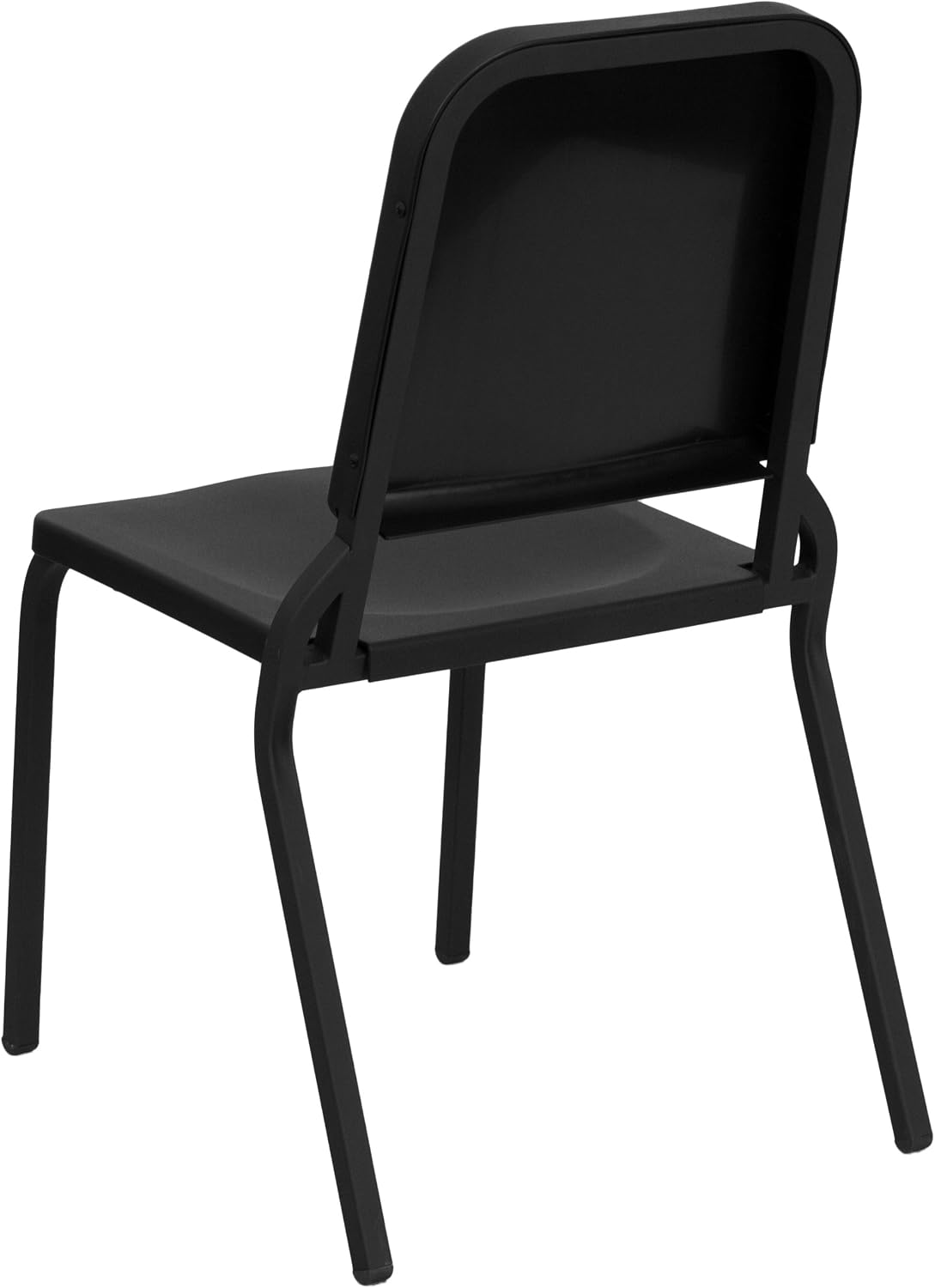 Flash Furniture HERCULES Series Black High Density Stackable Melody Band/Music Chair
