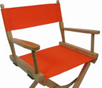 Sunbrella Directors Chair Replacement Cover (Flat Stick) (Orange)