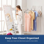 ZenStyle 100 Pack Standard Size White Plastic Hangers for Clothes Lightweight Space Saving Tubular Clothing Hangers (Black)