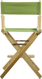 Casual Home 220-00/021-72 Director Chair 24" - Counter Height Natural Frame/Lime Green Canvas