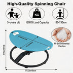 Spinning Chair for Autistic Kids, Sensory Swivel Chair with Safety Handles, 330LBS Weight Capacity, Spinning Toy for Kids Autism & ADHD Age 3+, Sensory Product for Body Balance