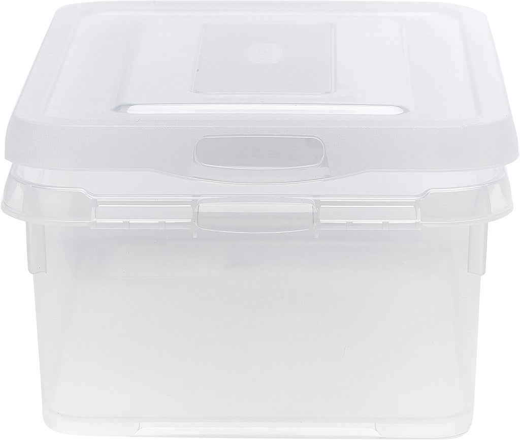 Allibert "Handy Storage Box with Click Lid, Transparent, 4 Litre
