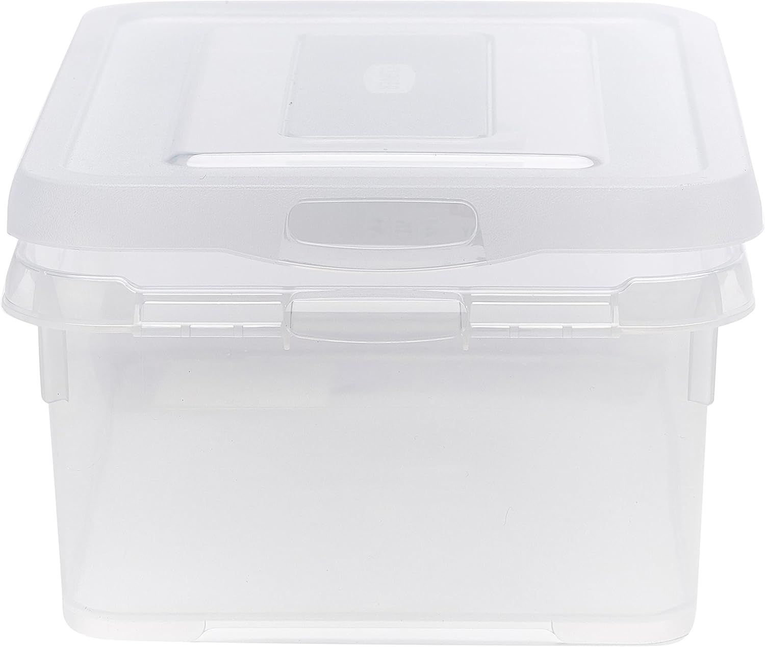 Allibert "Handy Storage Box with Click Lid, Transparent, 4 Litre
