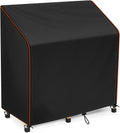 Potting Bench Table Cover, 420D Oxford Kitchen Cabinet Covers Outdoor Waterproof Protective Garden Storage Cabinet with Potting Bench Dustproof Cover 45"L X 20"W X 48"H,Black