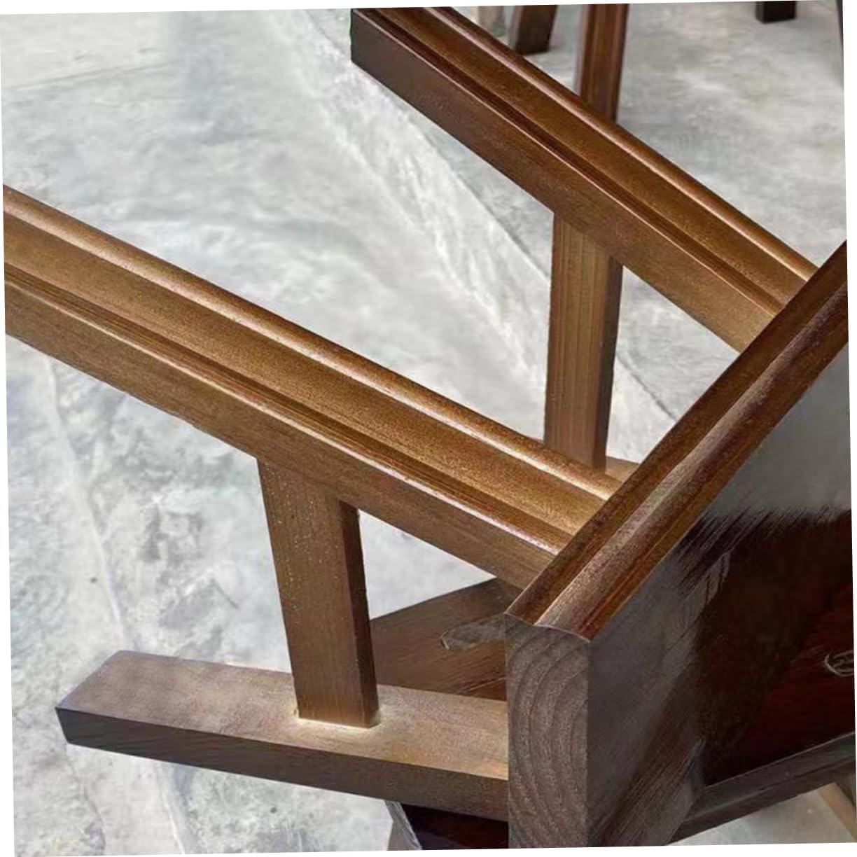 Small Wooden Bench for Boy Girl Versatile Foot Stool for High Beds Bathroom Plant Stand Shoe Changing Rustic Ages Construction